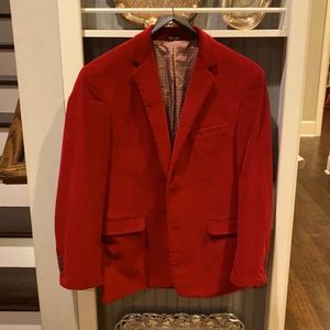 Saddlebred red corduroy jacket